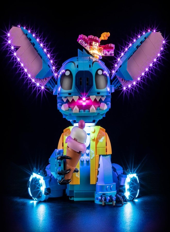 YEABRICKS Upgraded Version LED Light for Lego 43249 Disney Stitch Building Blocks Model (Building Set NOT Included) - Image 1